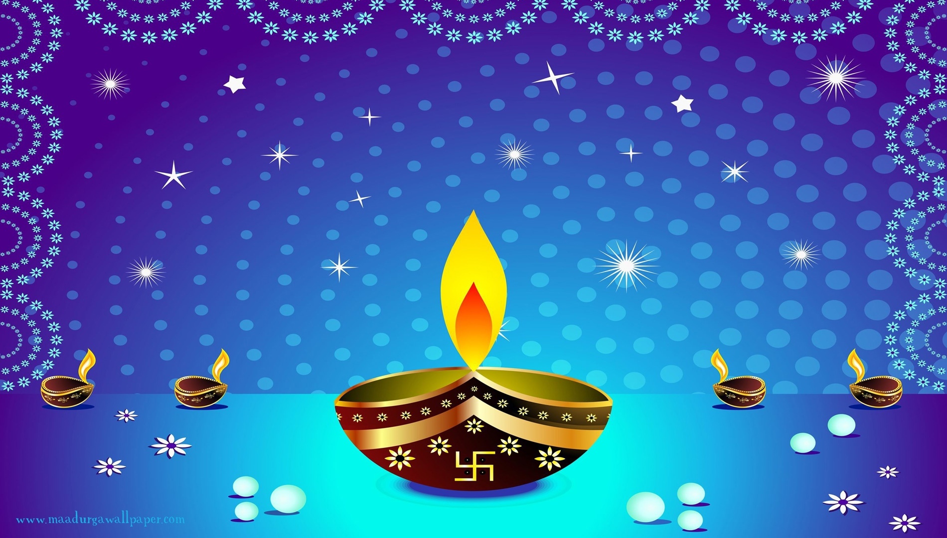 Abstract Diwali Background - HD Wallpaper 