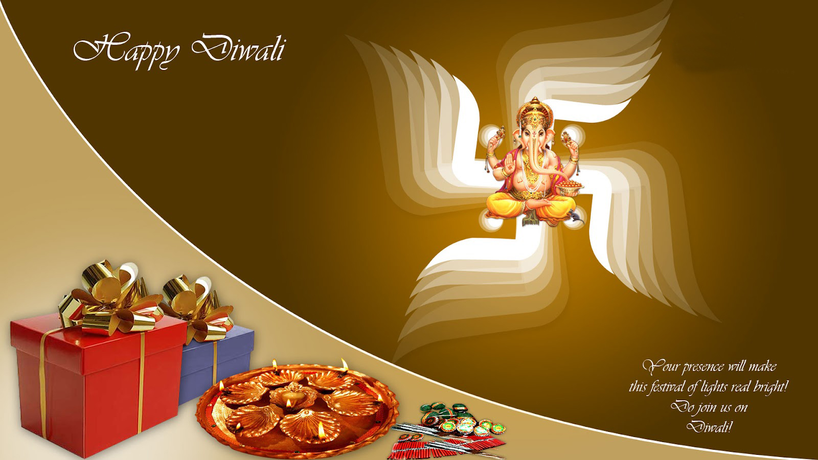 Happy Diwali Ganesh Cards High Definition Wallpapers - Hd Wallpaper Diwali  Wishes - 1600x900 Wallpaper 