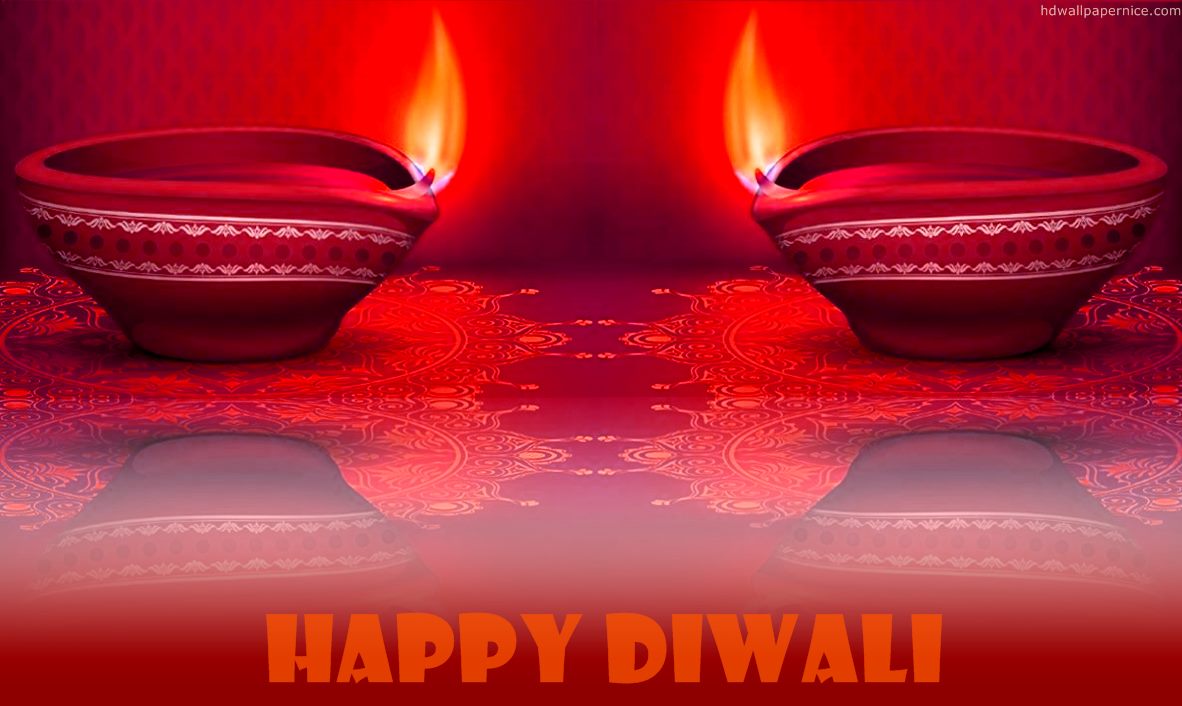 Diwali Diyas Reflection Hd Wallpaper - Coruja Pedagogia - HD Wallpaper 