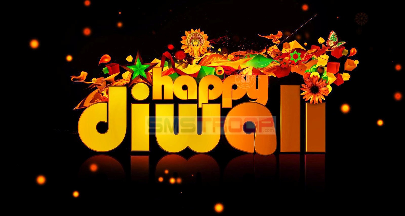 Happy Diwali Wallpapers In Gujarati - Decoration - HD Wallpaper 