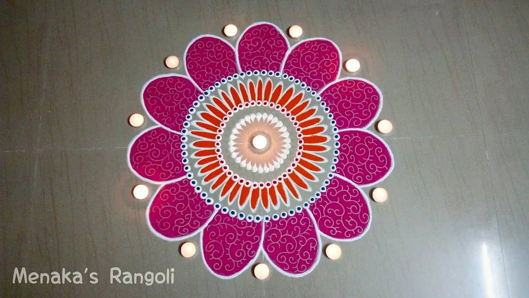 Happy Diwali Rangoli Designs - 1080x608 Wallpaper 