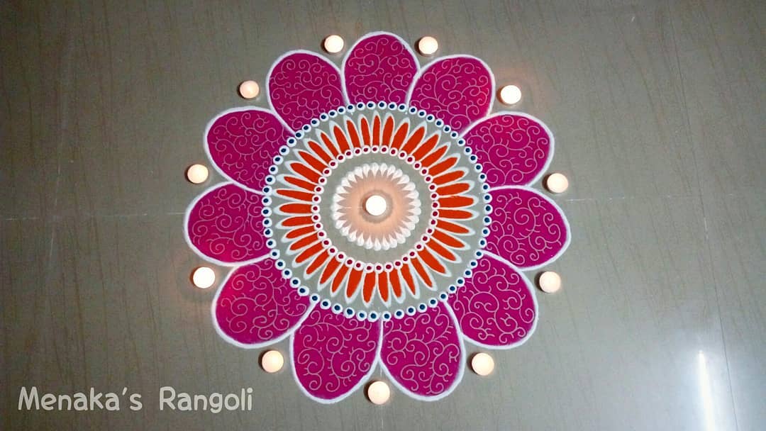 Happy Diwali Rangoli Designs - HD Wallpaper 