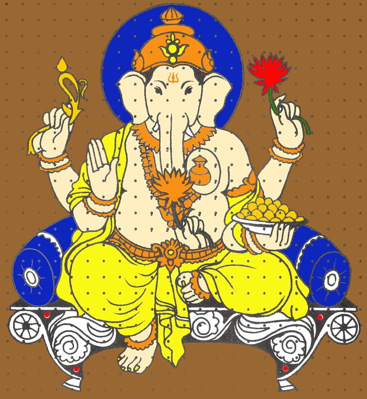 Shiva Ganesha Rangoli Diwali Png, Clipart, Art, Cartoon, - Cartoon Rangoli Of Ganesh - HD Wallpaper 