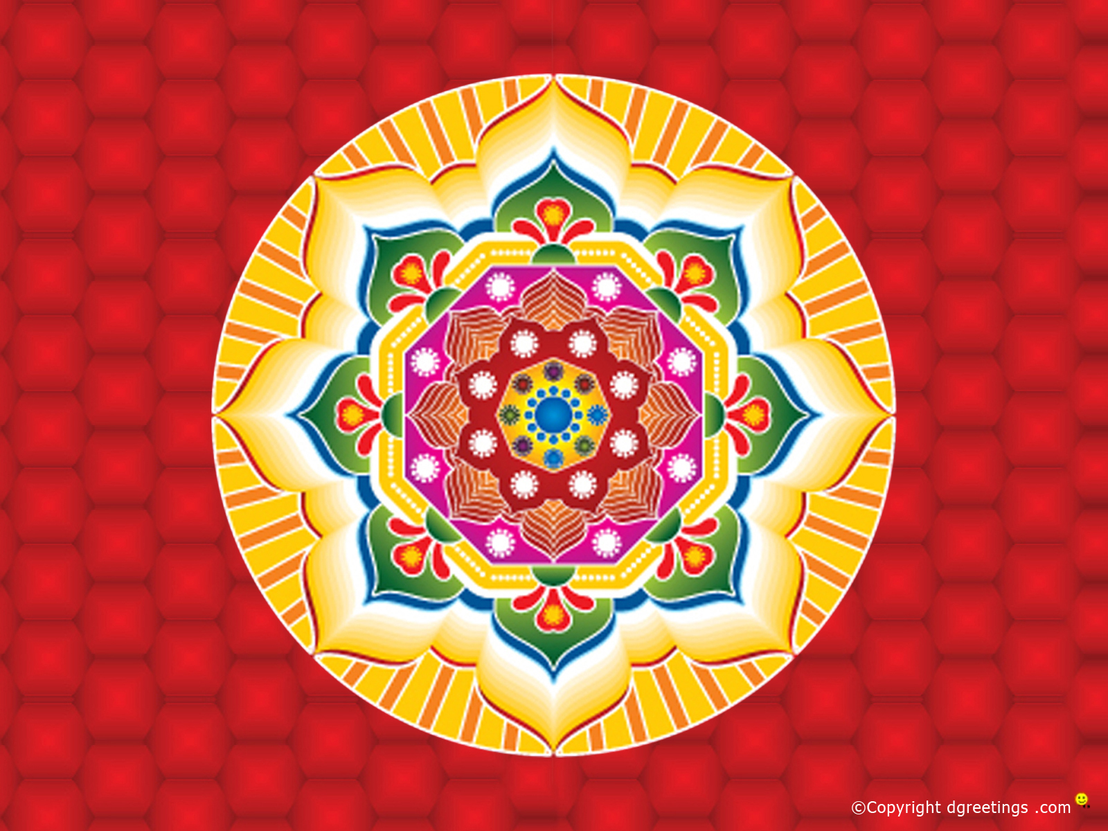 Diwali Rangoli Wallpaper - HD Wallpaper 