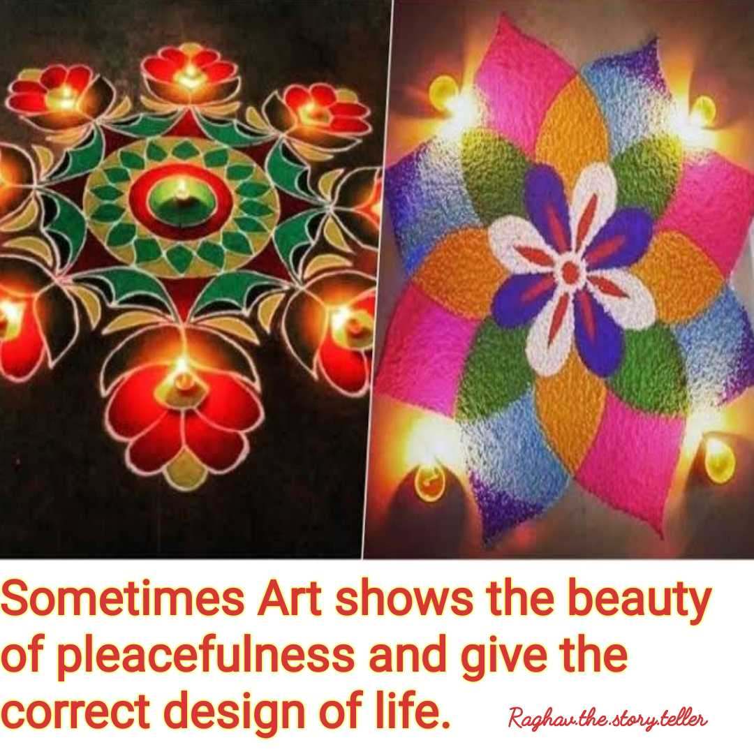 Happy Diwali - Rangoli Designs With Colours - HD Wallpaper 