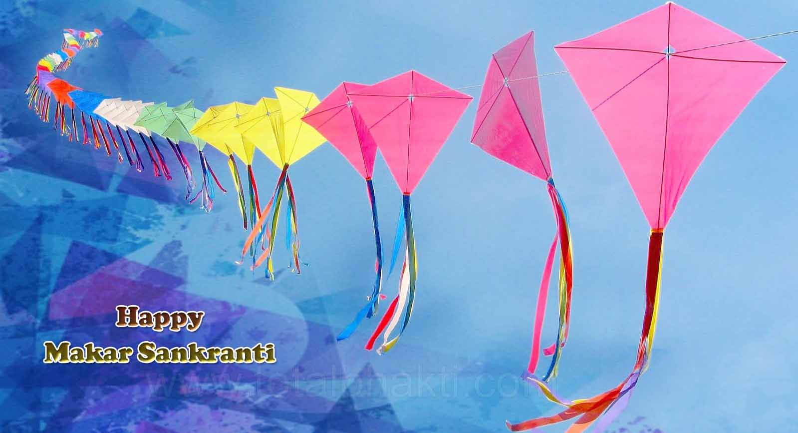 Many Kites Row In Sky Amazing Wallpaper - Makar Sankranti Hd Whatsapp Status - HD Wallpaper 