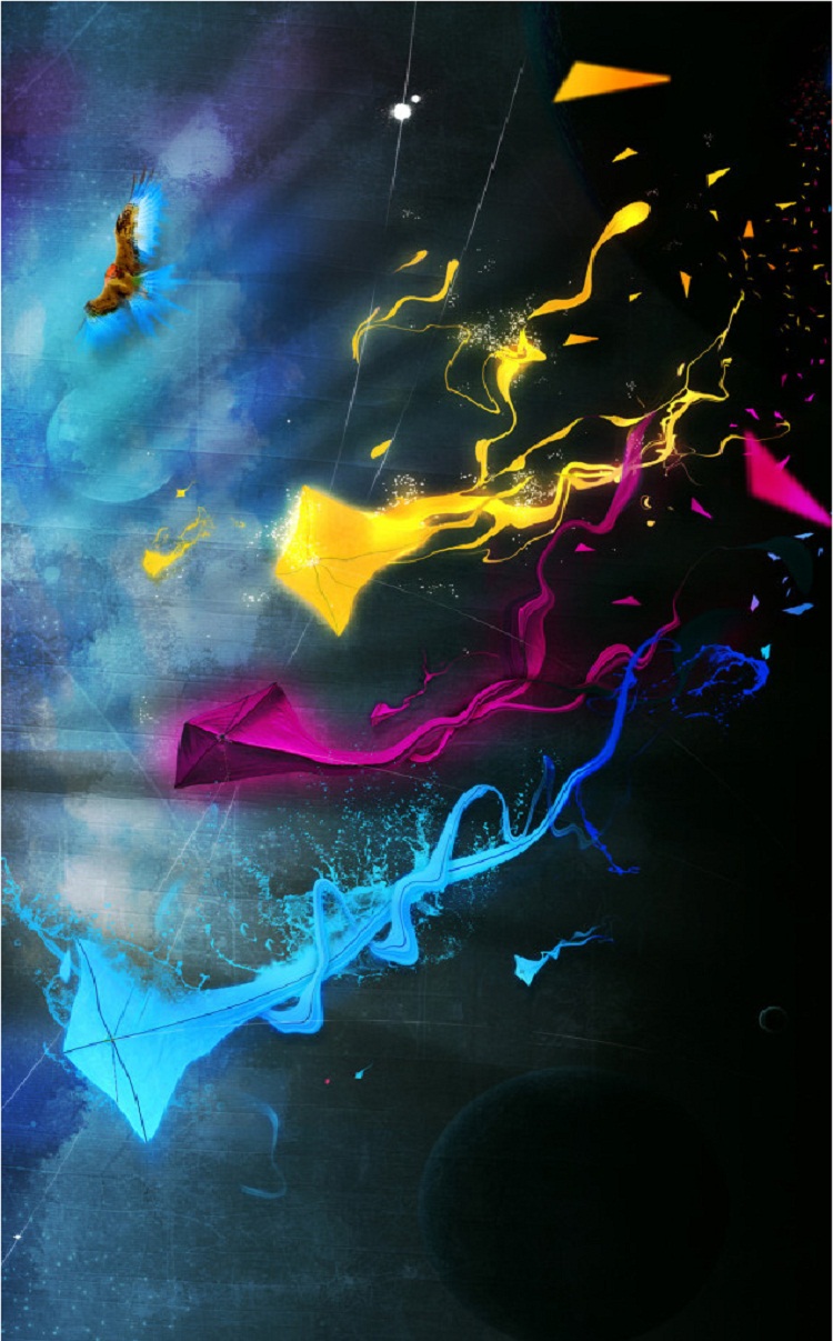 Colourfull Kites - تصویر فول اچ دی - HD Wallpaper 