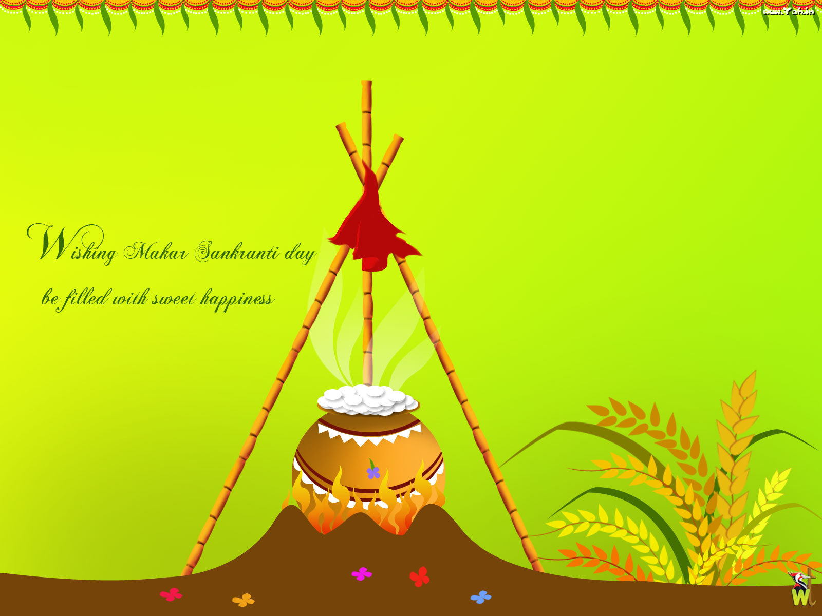 Happy Bhogi And Sankranti - HD Wallpaper 
