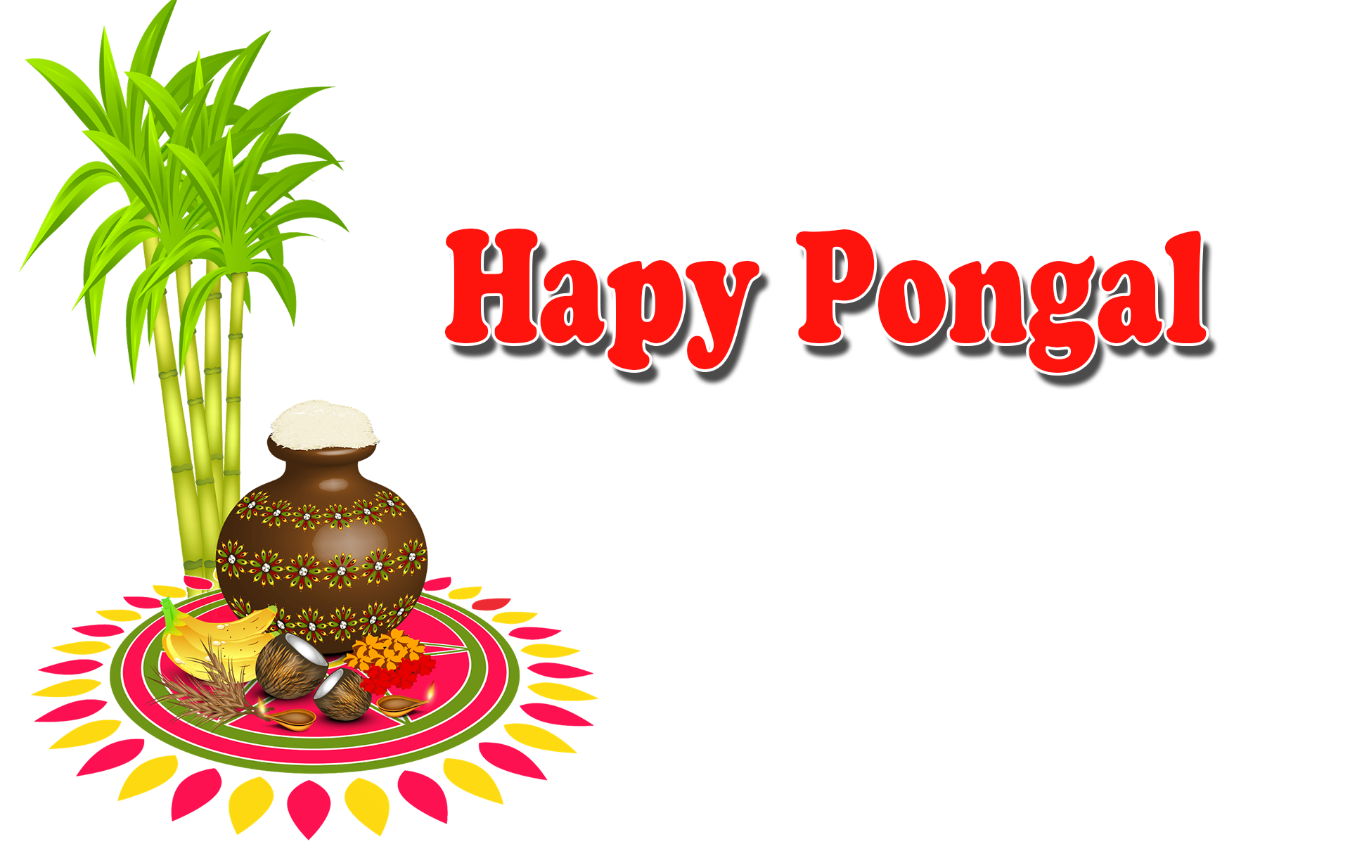 Pongal Png Clipart - Transparent Pongal Images Png - HD Wallpaper 