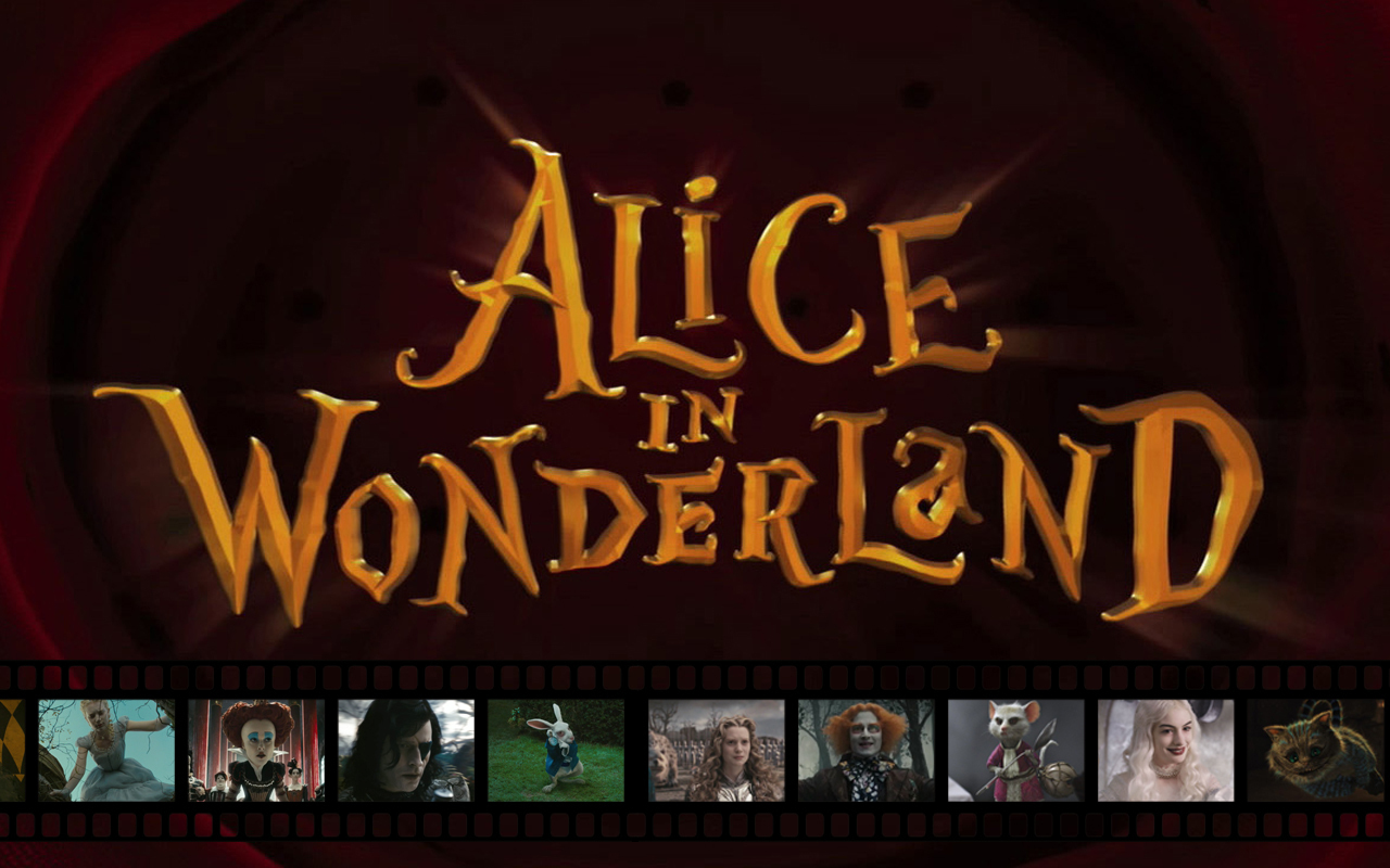 Alice In Wonderland Hintergrund - Alice In Wonderland 2010 - HD Wallpaper 