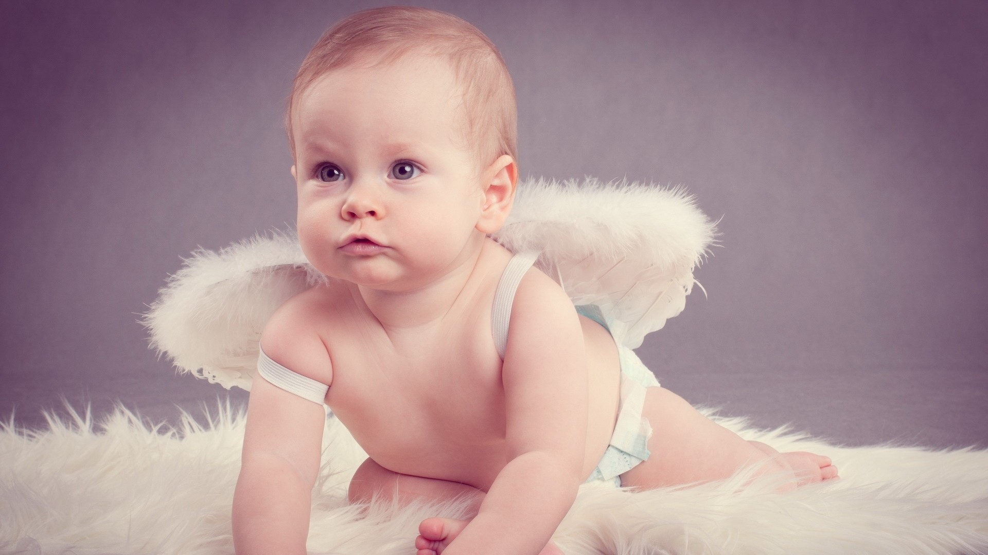 Sweet Baby Angel Wallpaper 1920x1080p Free Download - Angel Children Background - HD Wallpaper 