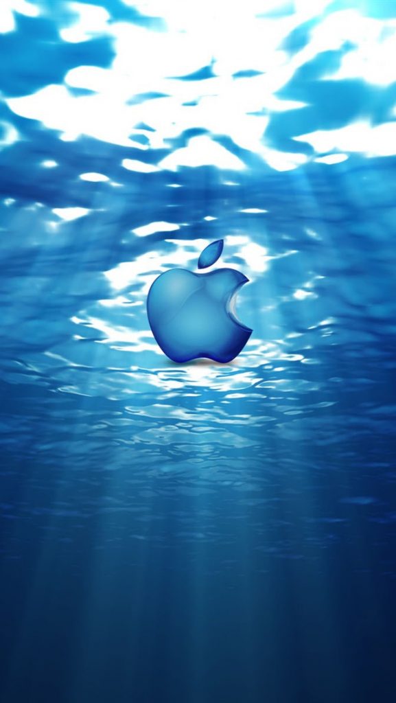 Apple Wallpaper Iphone Water - HD Wallpaper 