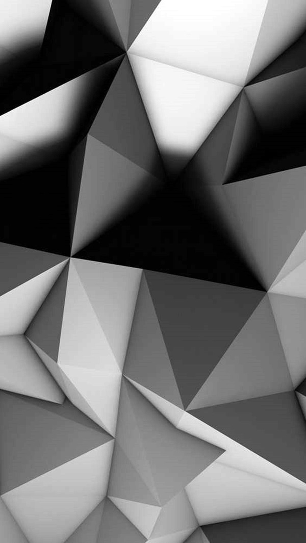 Geometric Iphone Wallpapers - Geometric Iphone Wallpaper Black - HD Wallpaper 