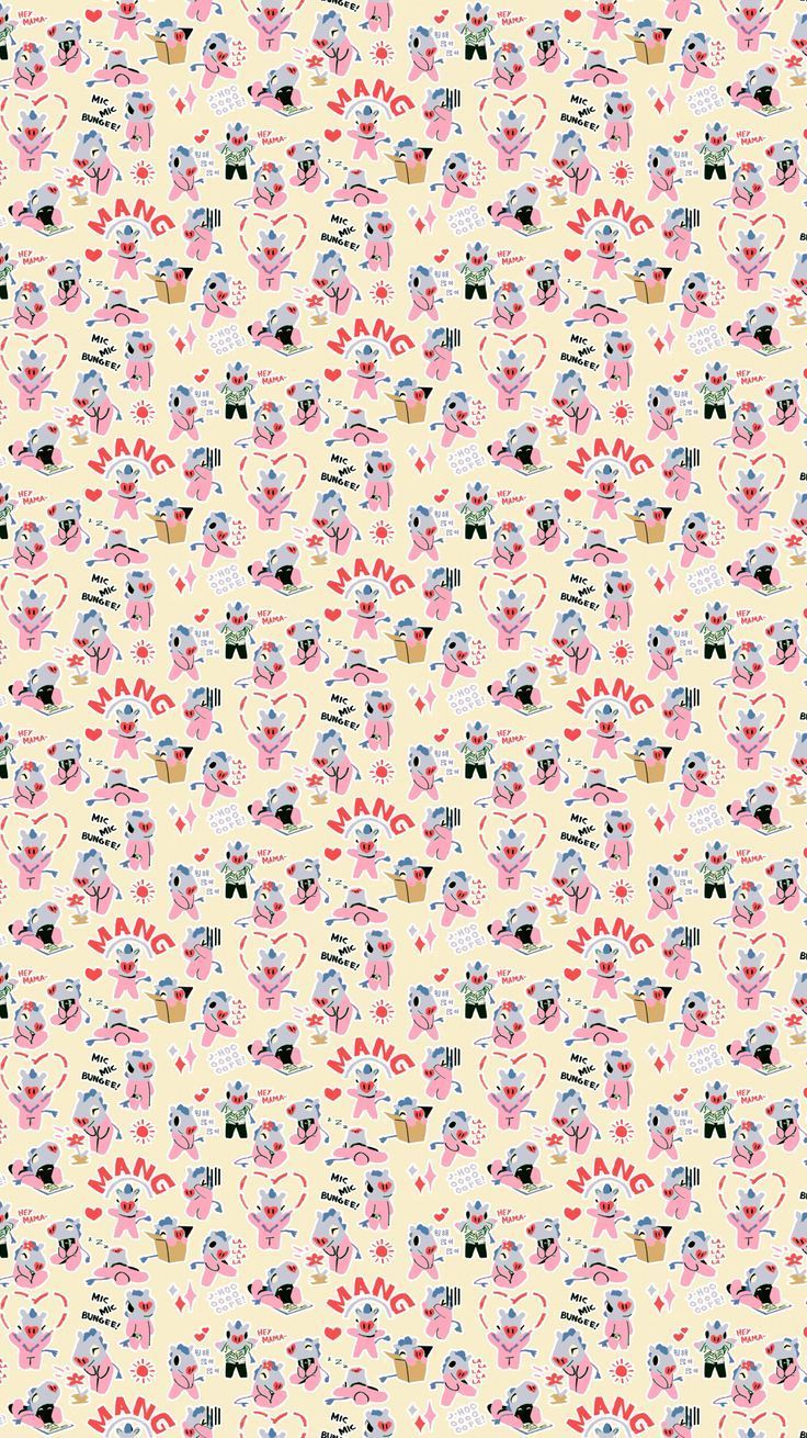 Ipad Wallpapers Bts Pattern - HD Wallpaper 