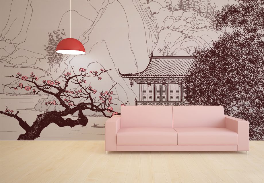 Japanese Wall Sticker - HD Wallpaper 