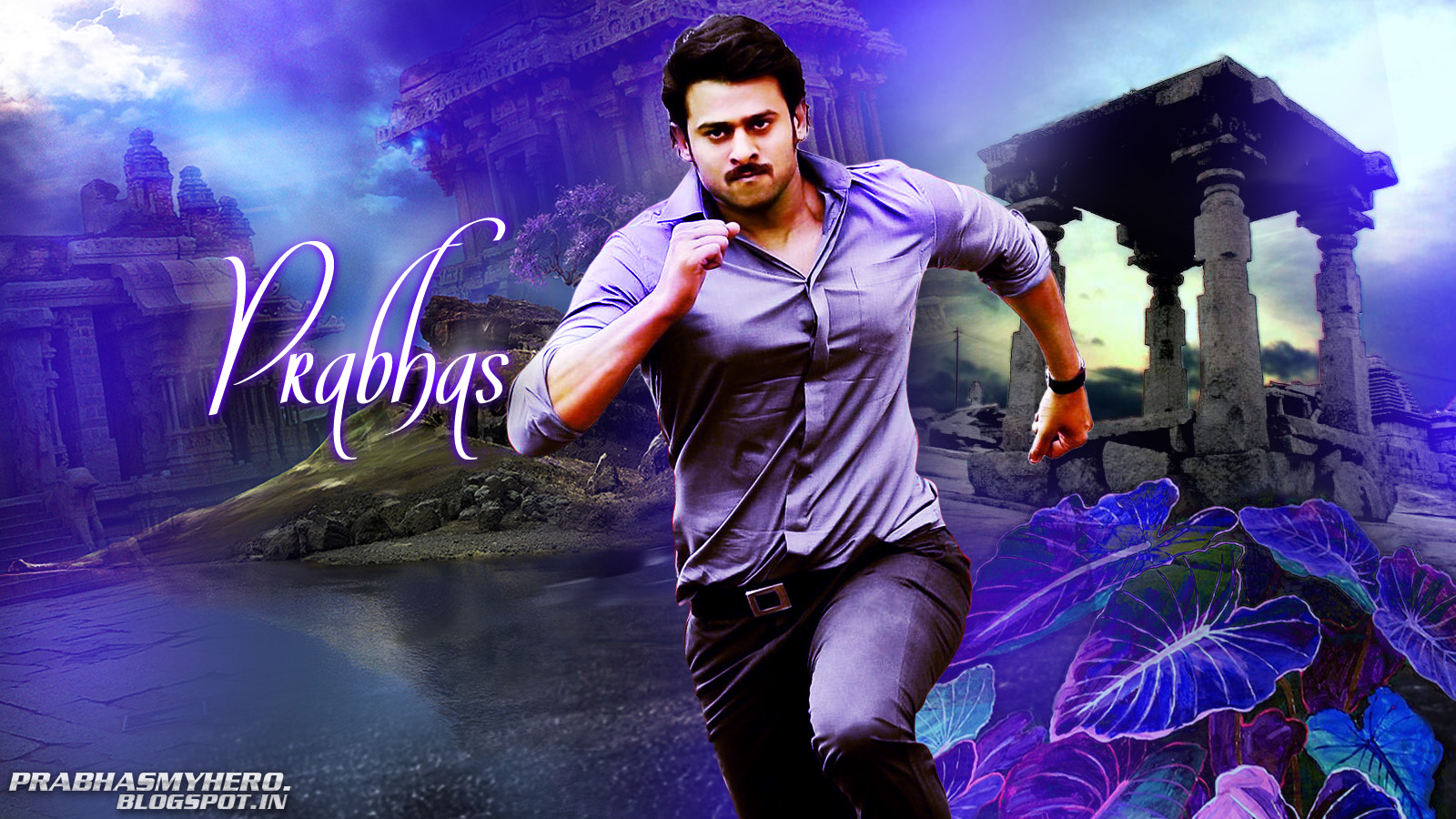 Prabhas Running - HD Wallpaper 