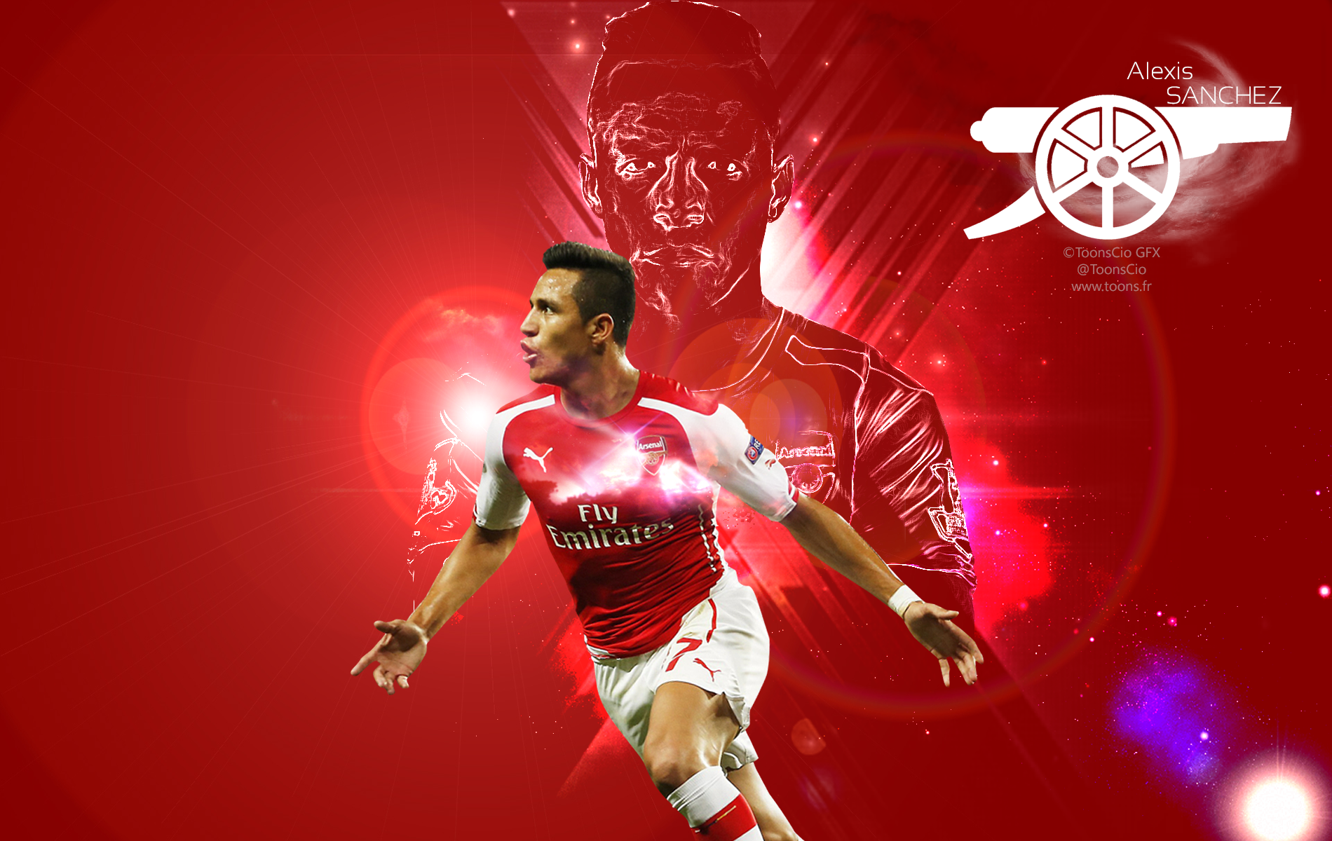 Alexis Sanchez Arsenal Wallpaper - Arsenal Fc - HD Wallpaper 