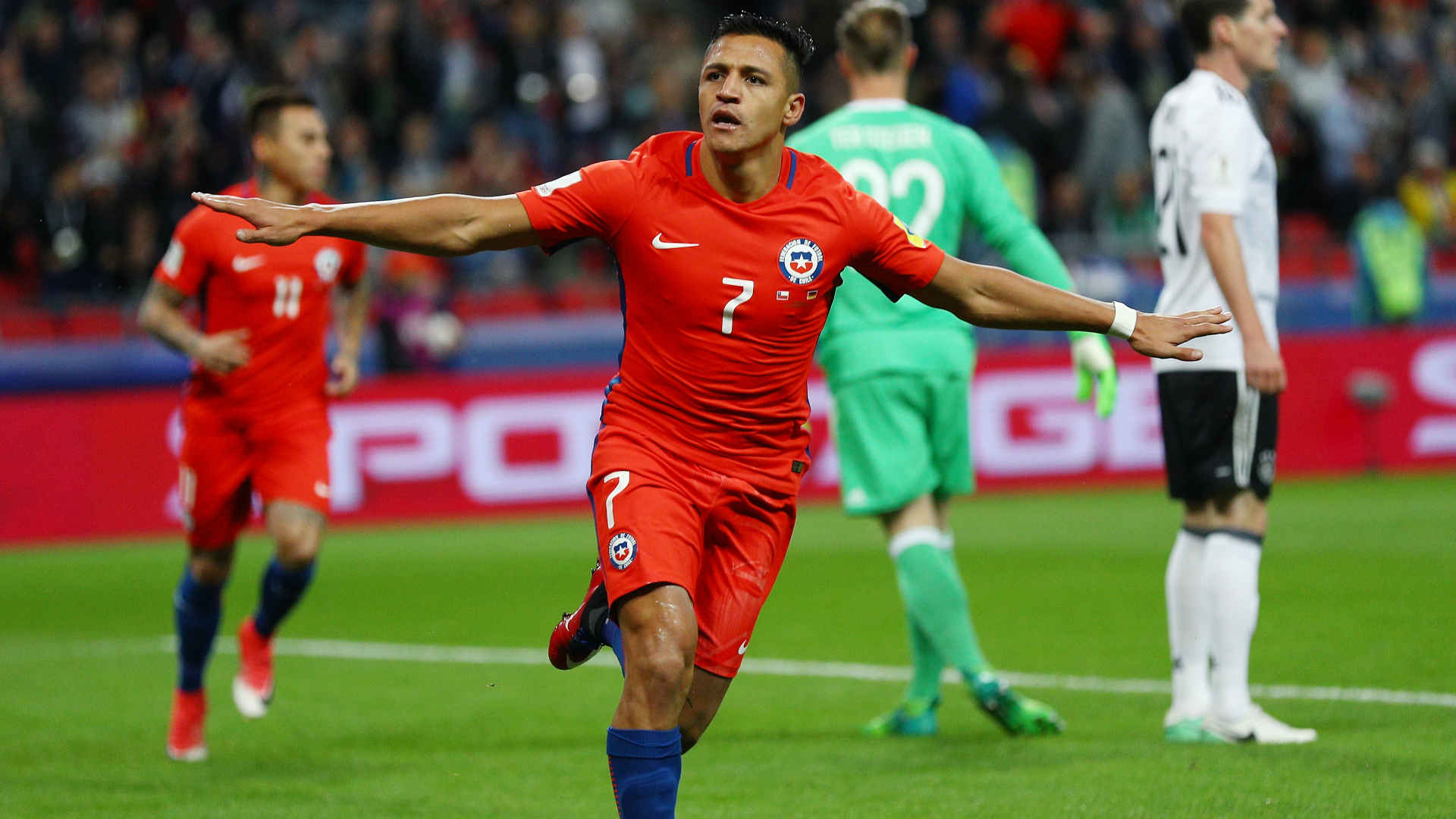 Alexis Sanchez Chile Vs Germany - HD Wallpaper 