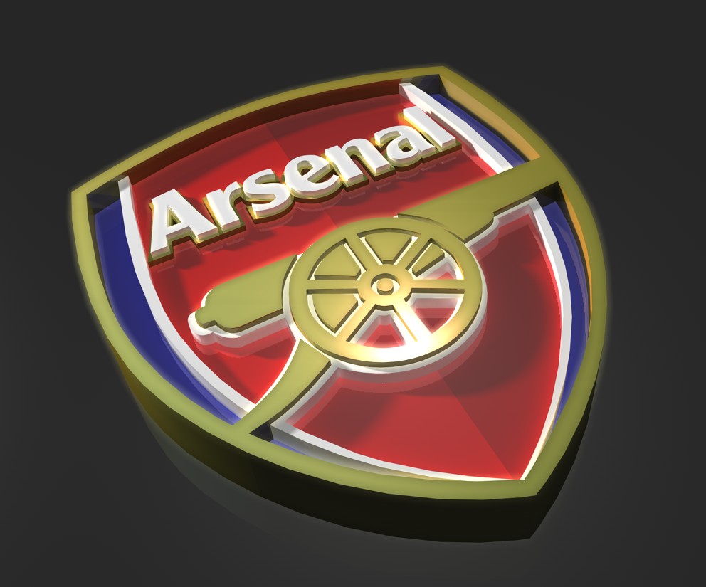 Arsenal Fc Logo 3d Wallpaper - Arsenal Logo 3d - HD Wallpaper 