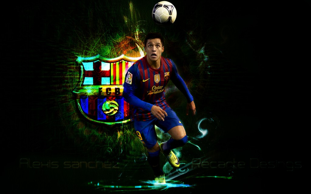 Alexis Sanchez Barcelona - HD Wallpaper 