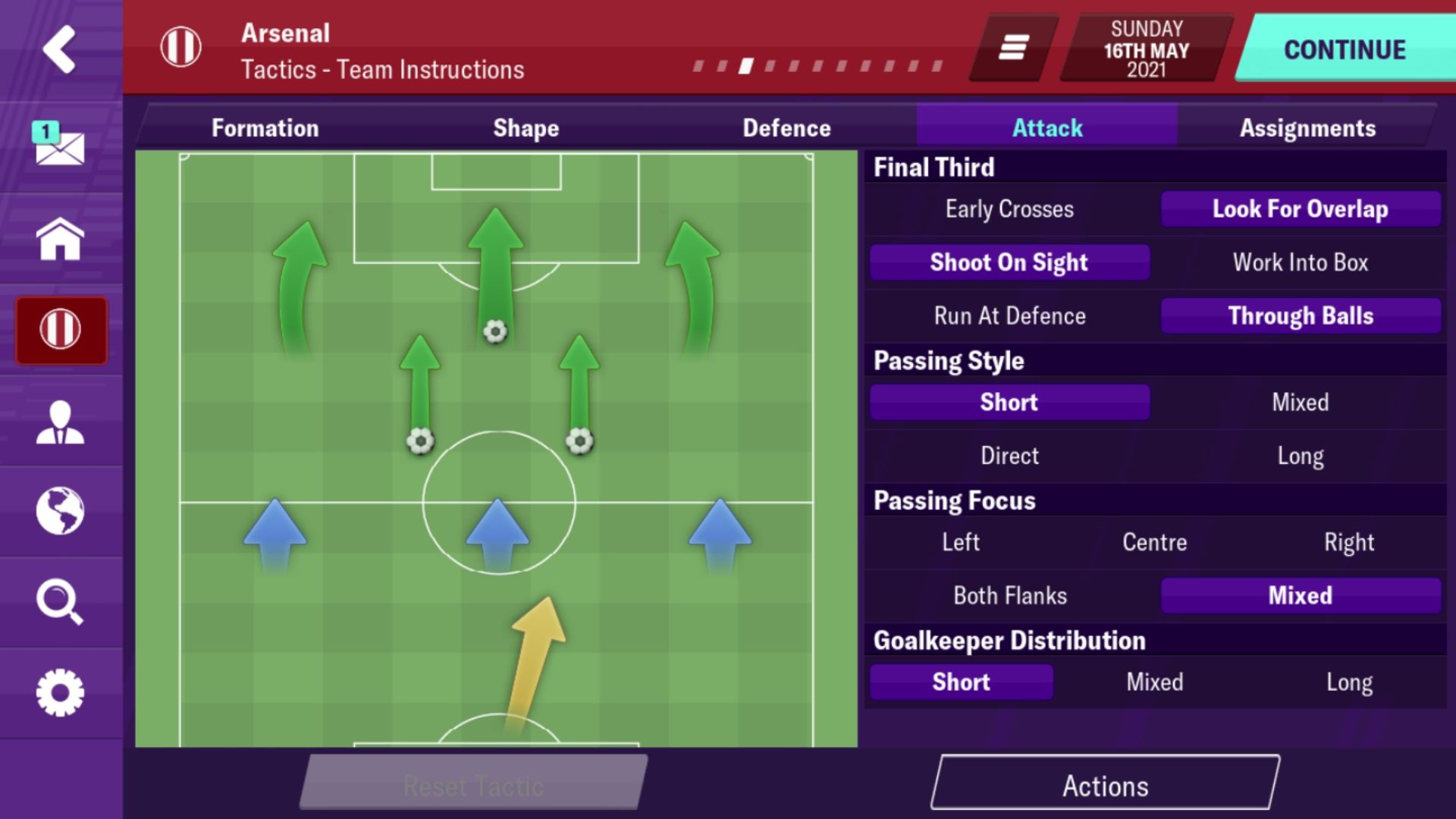 Best Tactic Fm20 Mobile - HD Wallpaper 