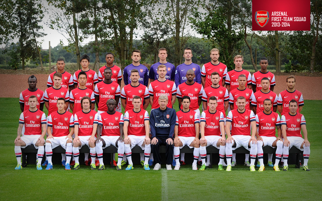 Arsenal 13 14 Squad - HD Wallpaper 