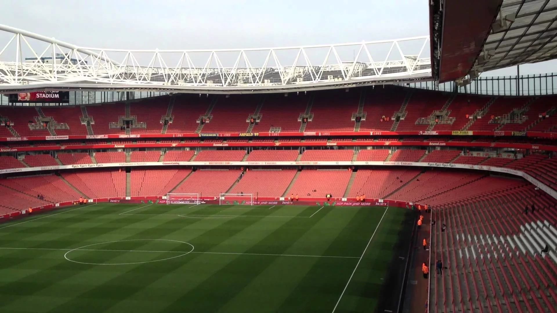 Emirates Stadium Pic - Arsenal Emirates Stadium Empty - HD Wallpaper 