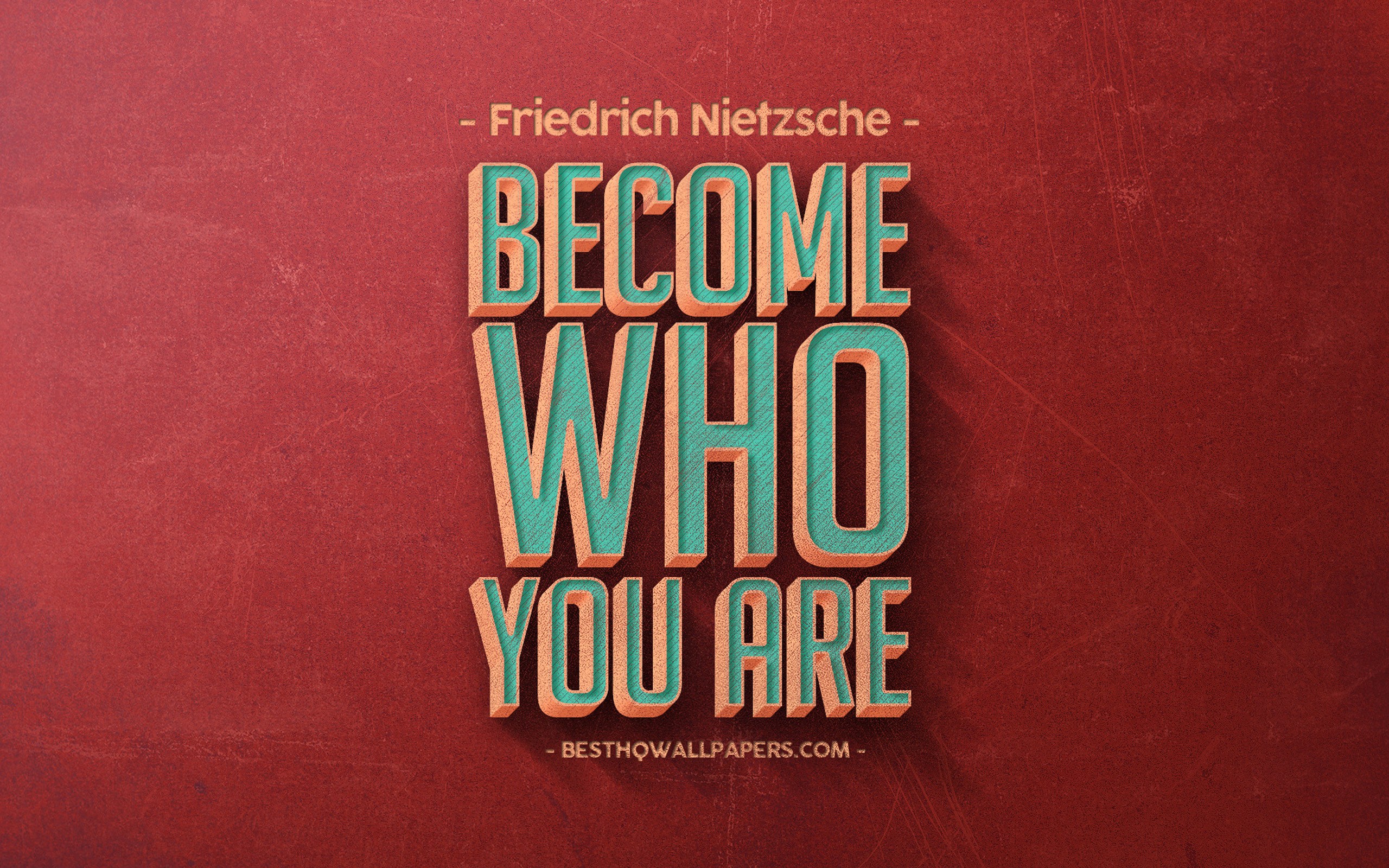 Become Who You Are, Friedrich Nietzsche Quotes, Retro - Label - HD Wallpaper 
