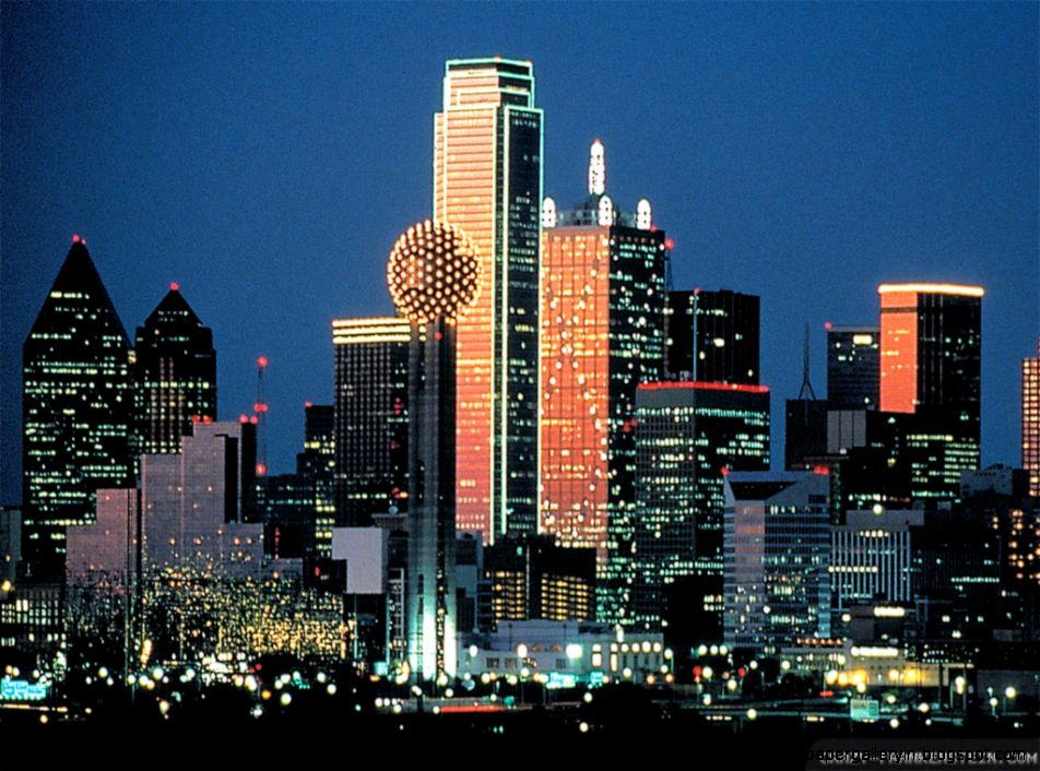 Dallas Texas Skyline 2013 Wallpaper - Dallas Texas Fort Worth - HD Wallpaper 