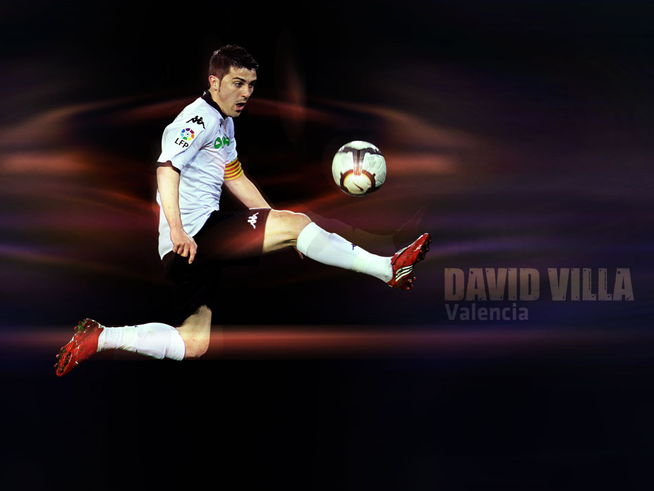 David Villa Wallpaper Valencia - HD Wallpaper 