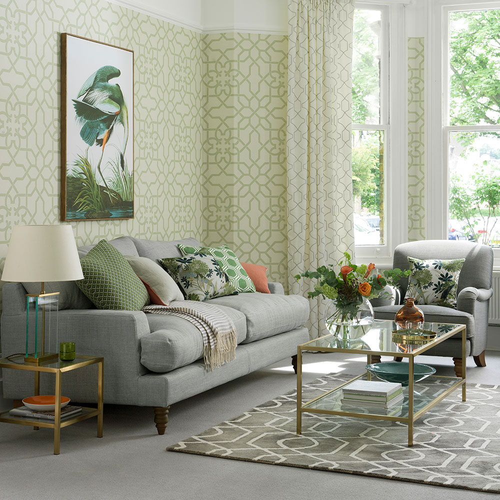Chic Grey And Green Living Room Ideas - Living Room Ideas 2019 - HD Wallpaper 