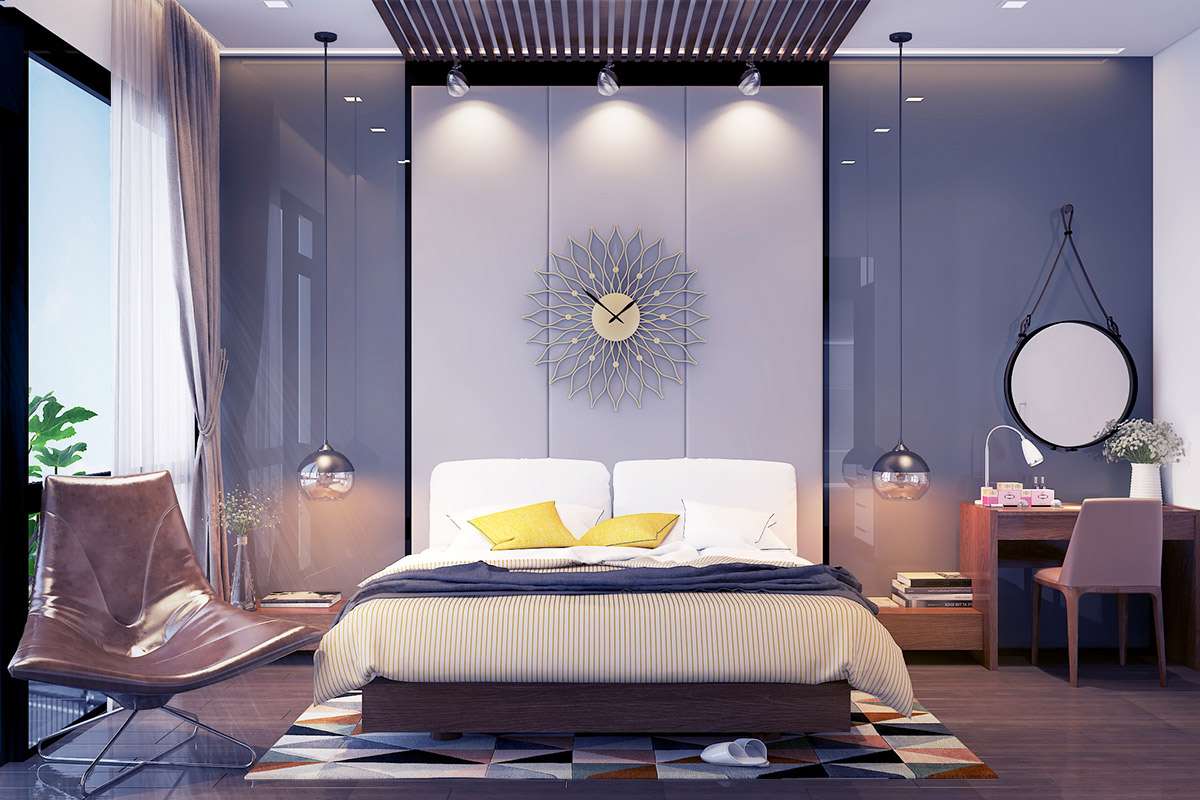 Modern Grey Bedroom Ideas - HD Wallpaper 