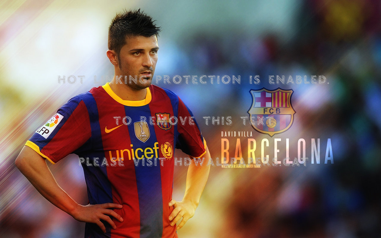 David Villa Soccer Barcelona Lfp Sports - David Villa In Barcelona - HD Wallpaper 