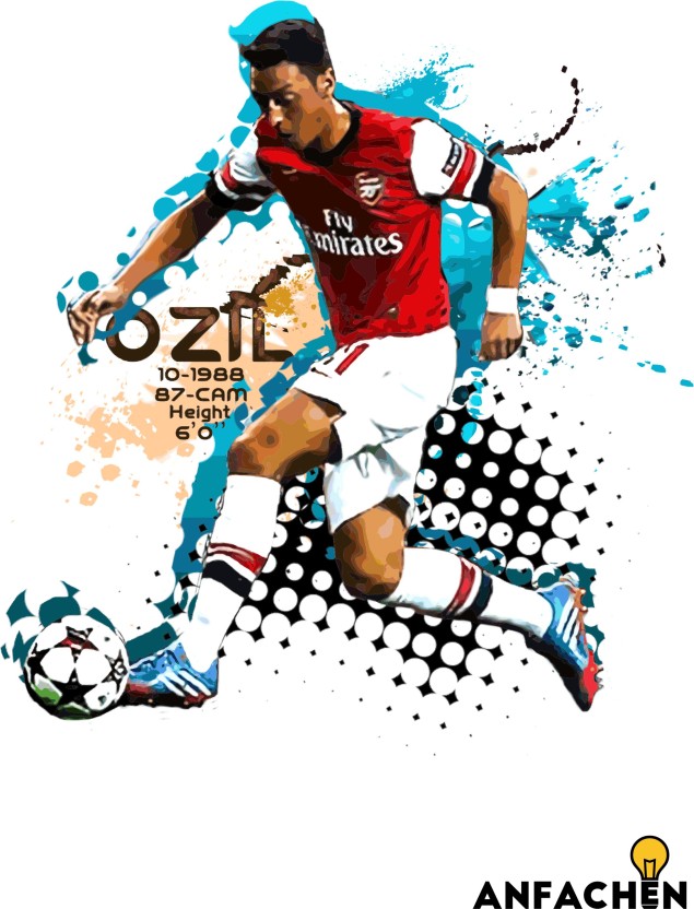 Mesut Ozil Design - HD Wallpaper 