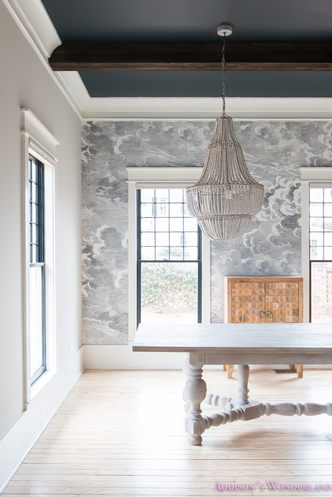 Black And White Wallpaper Ceiling - HD Wallpaper 