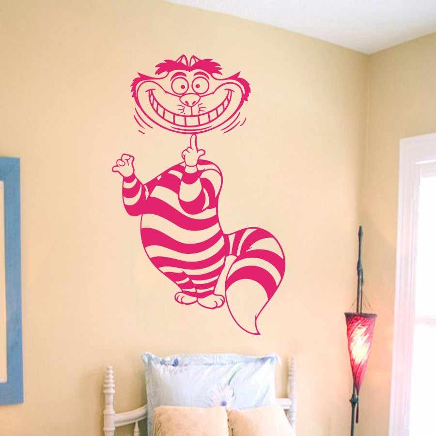 Children S Room Kids Bedroom Living Room Decor Wallpaper - Tatuajes De Gato Alicia - HD Wallpaper 