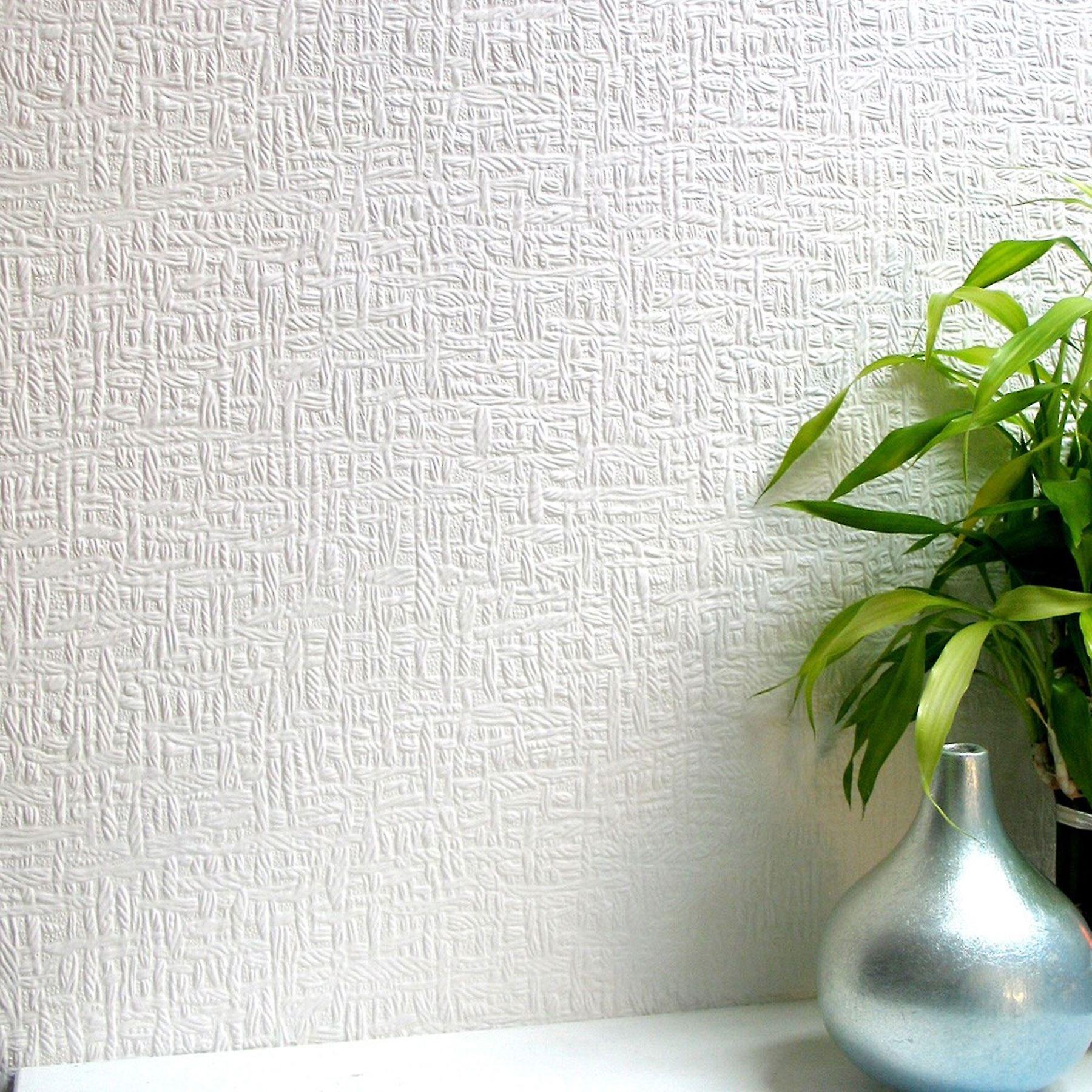 Paintable Wallpaper Duplex Embossed Easy Apply Kingston Anaglypta