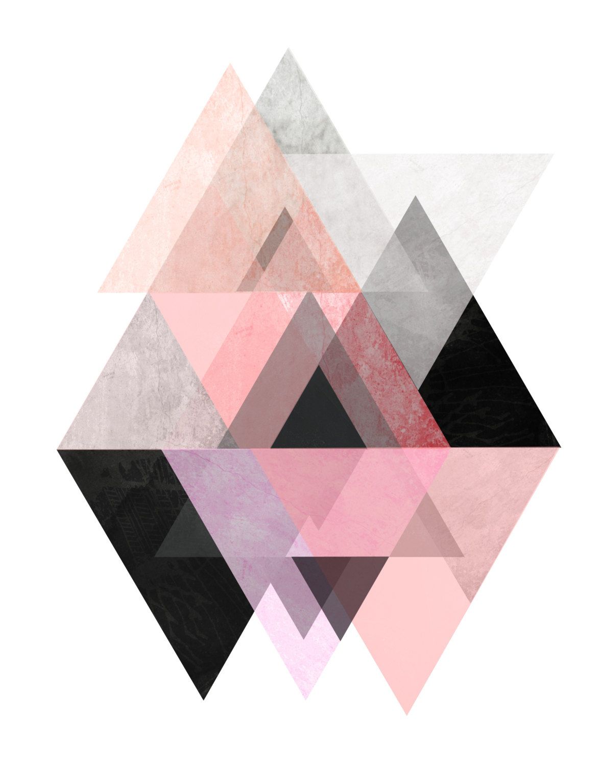 Abstract Pink Geometric - HD Wallpaper 