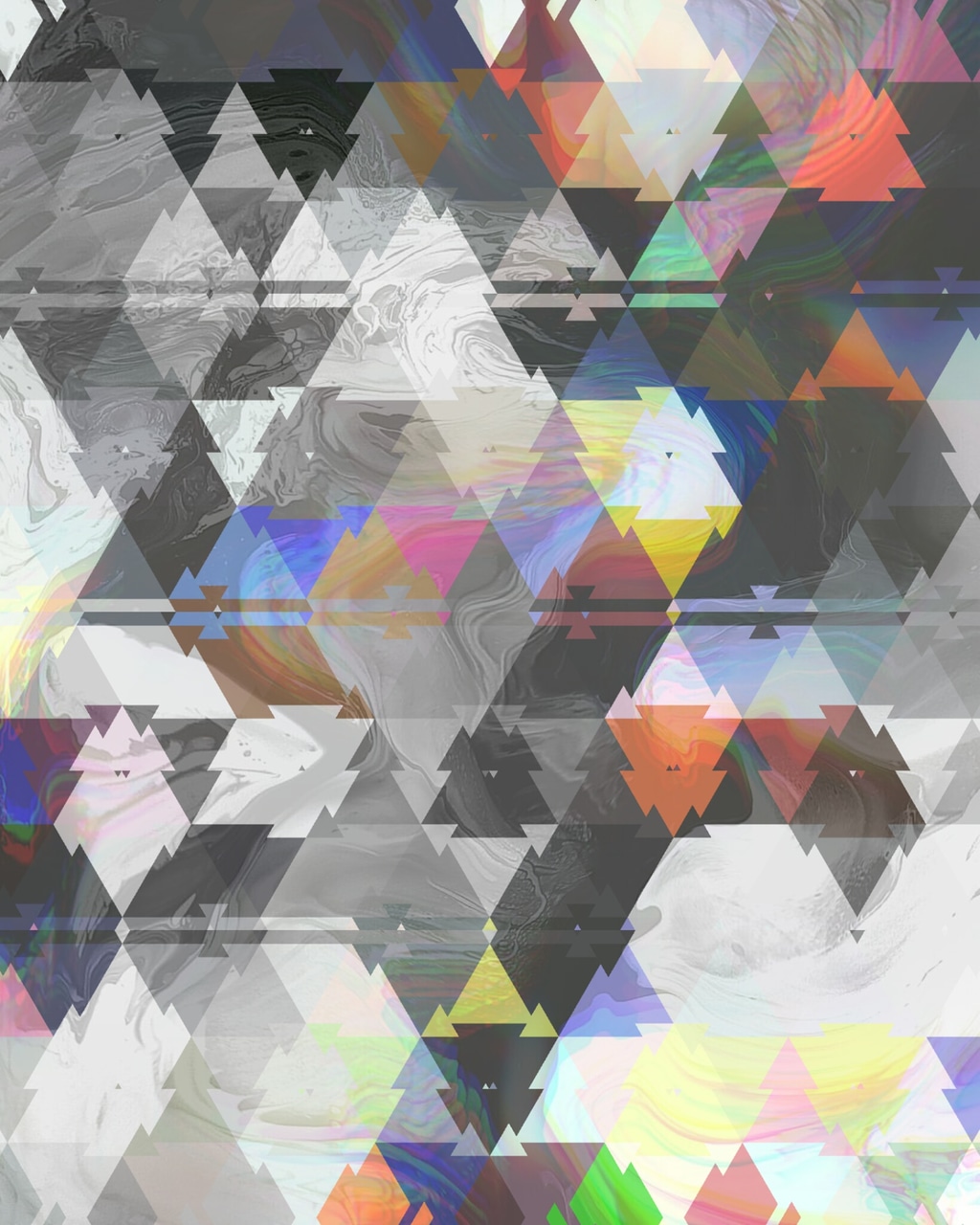 Abstract, Background, And Black And White Image - Triangle - HD Wallpaper 