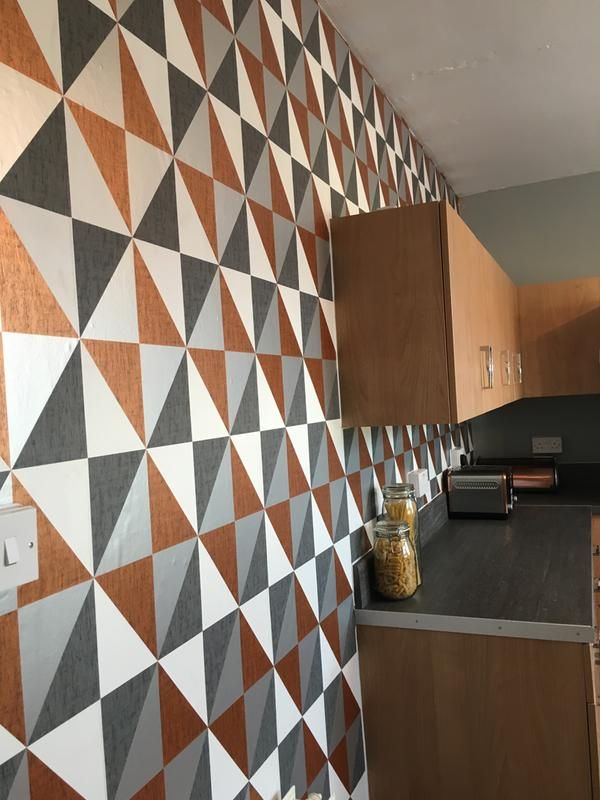 Geometric Colours Copper - HD Wallpaper 