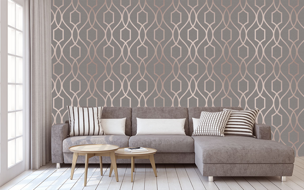 Apex Geometric Trellis Wallpaper Charcoal Grey And 1152x720 Wallpaper