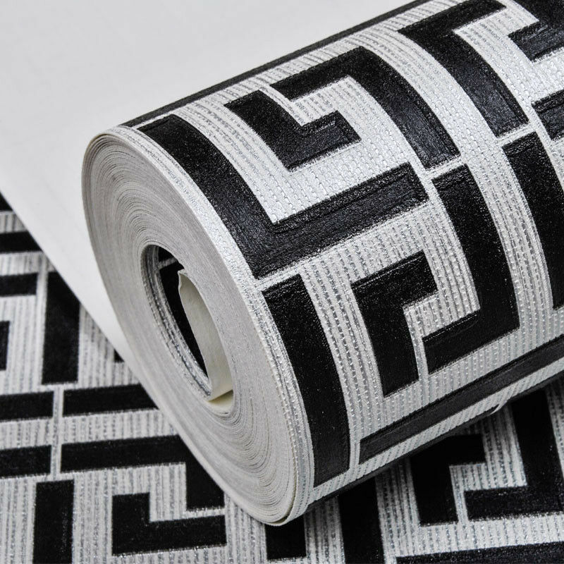 Black And White Wallpaper Roll - HD Wallpaper 
