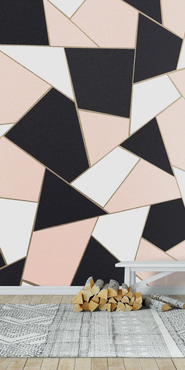 Navy White Gold Blush - HD Wallpaper 