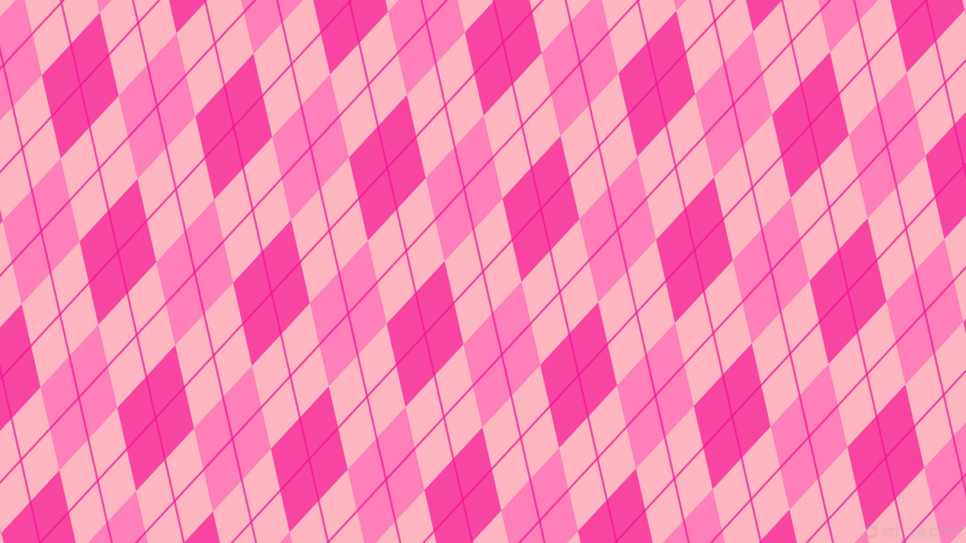 1920x1080, Wallpaper Dual Pink Diamonds Argyle Brown - Pattern - HD Wallpaper 