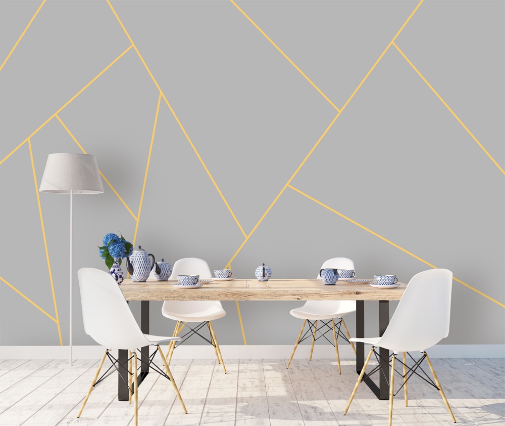 Geometric Wallpaper For Wall - HD Wallpaper 