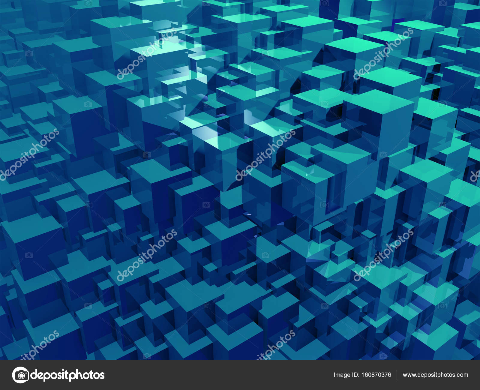 Geometric 3d Abstract Cube Colorful - HD Wallpaper 