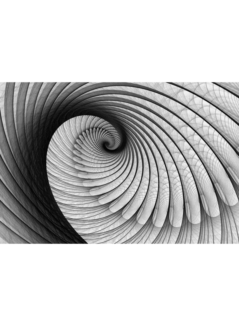 Buy 3d Geometric Shape Wallpaper White/black - پوستر سه بعدي ديواري اداري - HD Wallpaper 