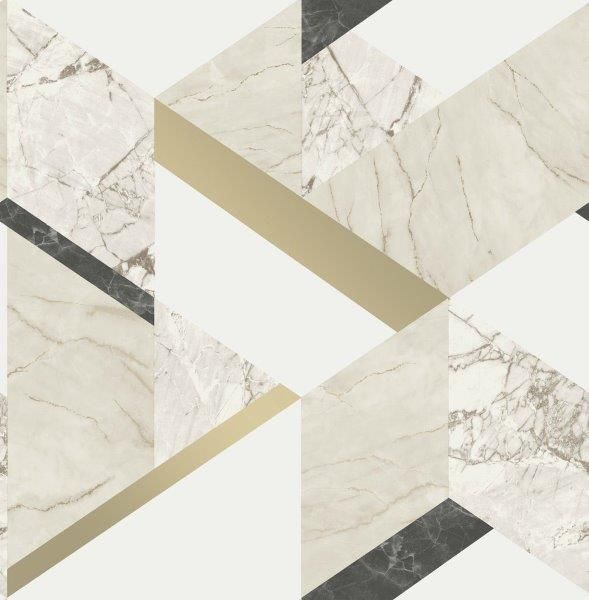 Marblesque Geometric Marble Inspired Wallpaper Natural - Rose Gold Marble Effect - HD Wallpaper 