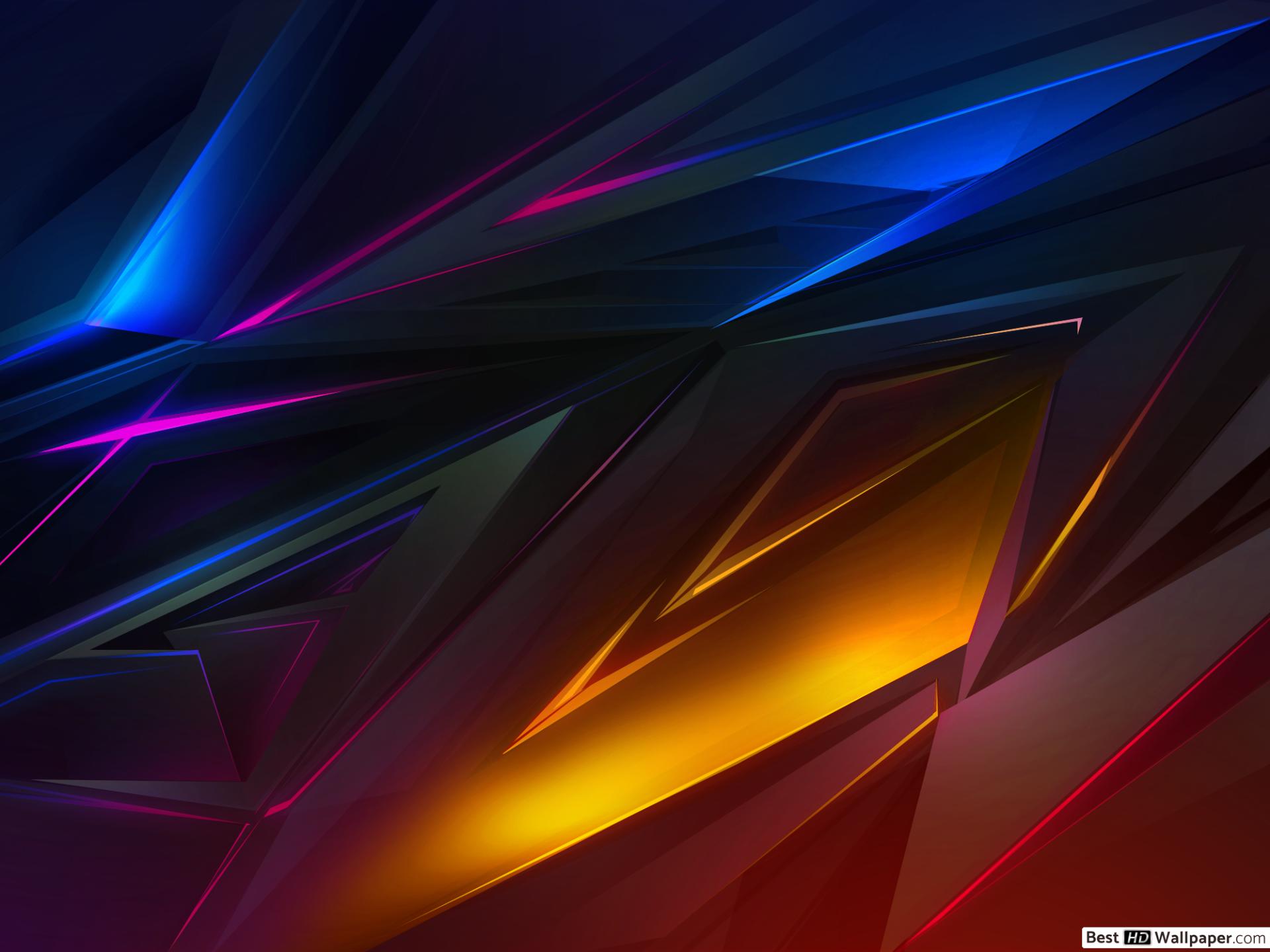 Abstract Polygonal - HD Wallpaper 