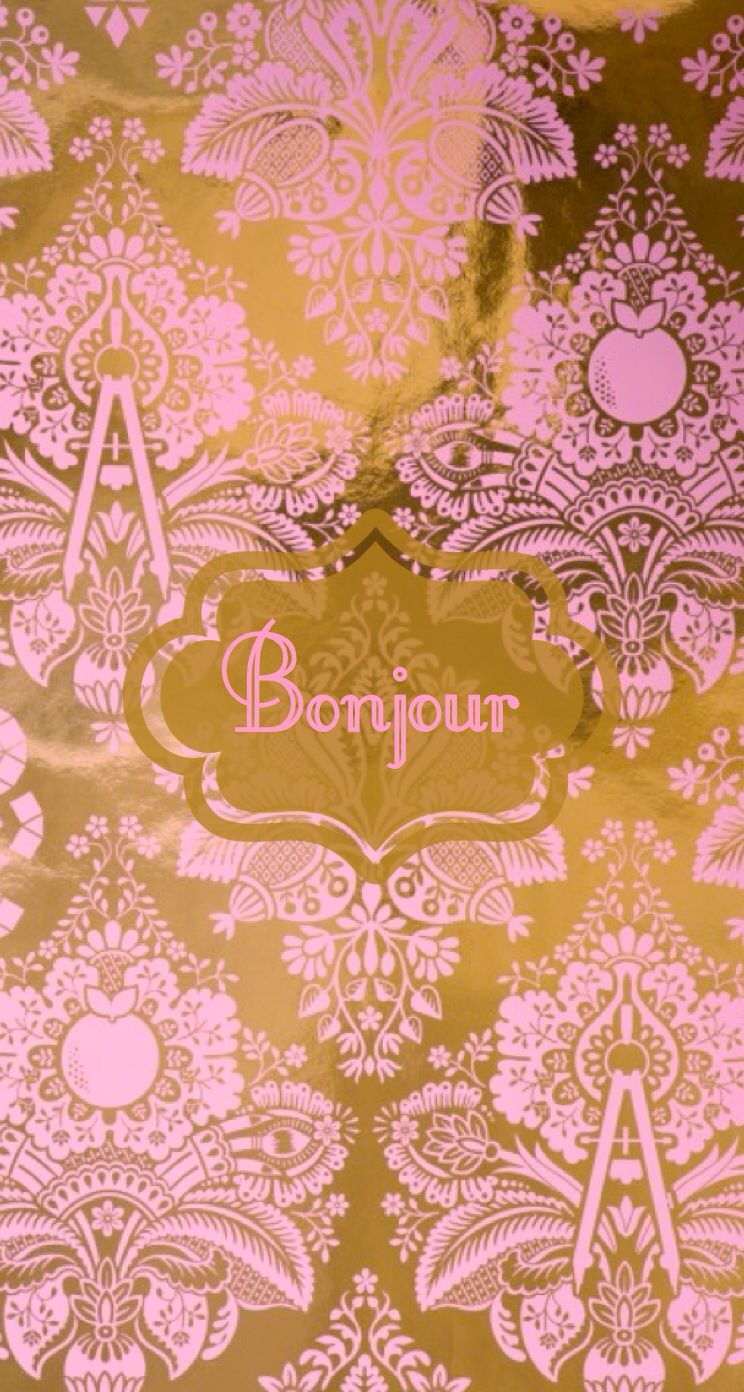 Damask Wallpaper Gold Iphone - HD Wallpaper 